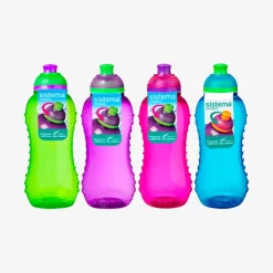 Sistema Drikkedunk 330 ml Twist’n Sip Blå, Pink, Grøn, Lilla.