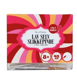 Slikkepindekit / Lav selv slikkepinde sæt – Cola / Hindbær