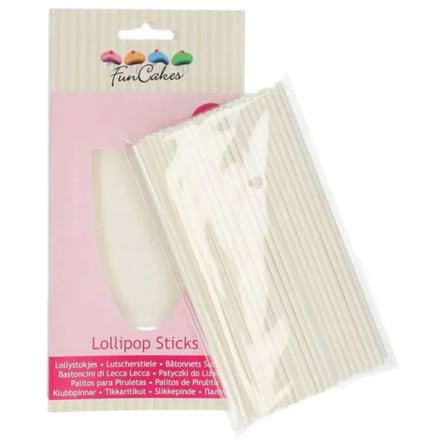 Slikkepinde – Lollipop Sticks – 15cm – 50 stk