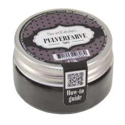 Sort pulverfarve 4g – Sweetkitchen
