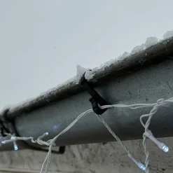 Tagrendekroge / Clips til Julelys (10 stk.) – Frostsikker Kvalitet – Holdere til Lyskæder
