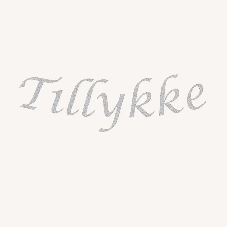 Tillykke Guirlande Sølv 2,5 m