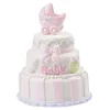 Topfigur Baby Kage Lyserød 7,5 cm